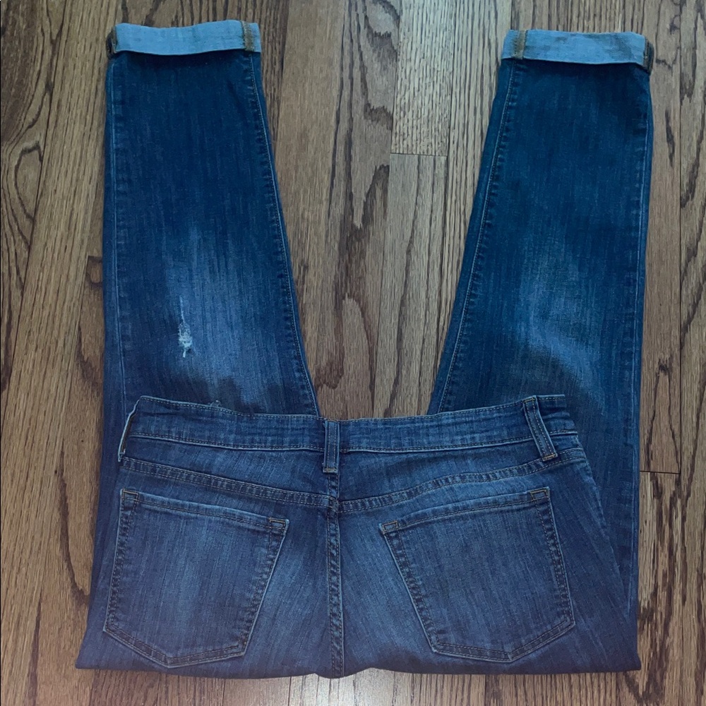 GAP Boyfriend Fit Denim Jeans - Dark Blue - Picture 8 of 9